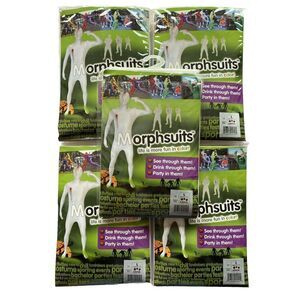 Morphsuits Bullet Hole Halloween Costume Roll Play Lot Of 5 Unisex Size Large